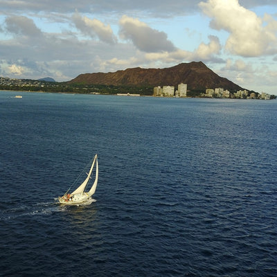 Sailing in the Trade Winds off Waikiki