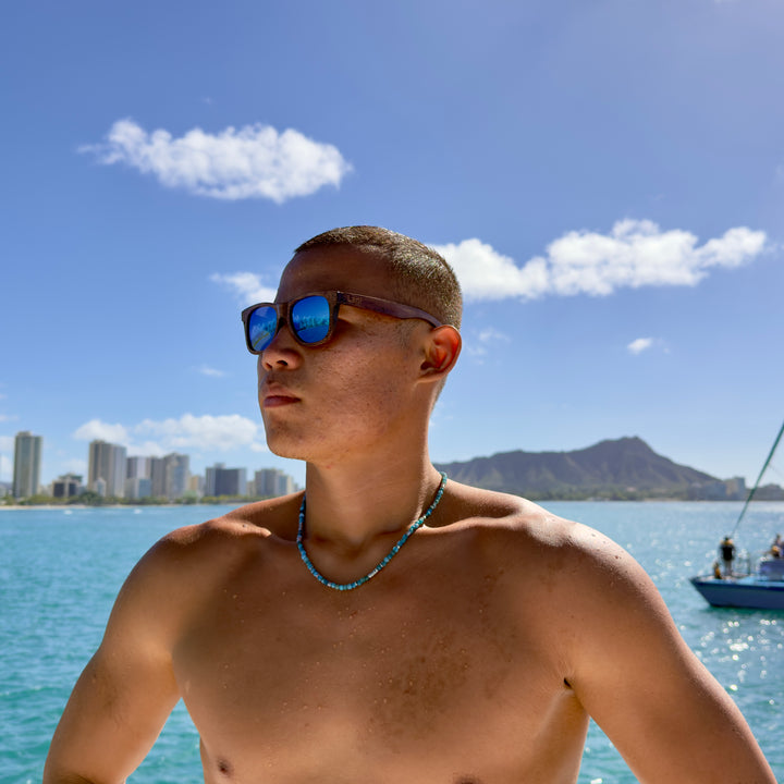 Polarized Sustainable Bamboo Wood Floating Sunglasses | Lani