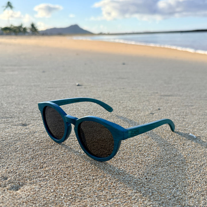 Classic Bamboo Wood Sunglasses Moana Mauka | Lani Shades Hawaii