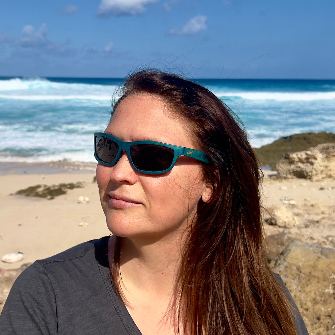 Makani Kaiwi Makai | Polarized Bamboo Sunglasses – Lani Shades Hawaii