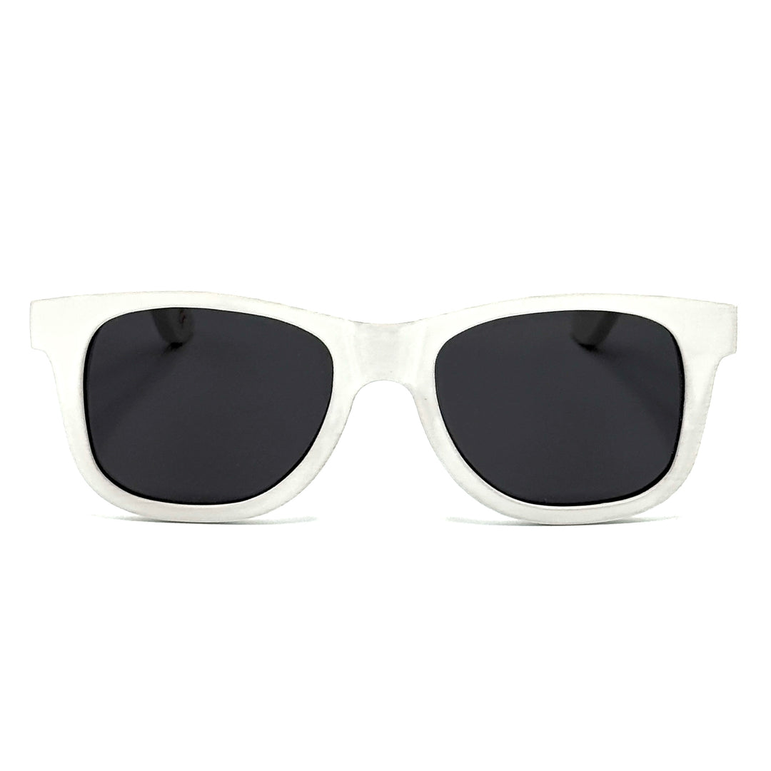 Premium Quality White Bamboo Polarized Floating Sunglasses | Lani