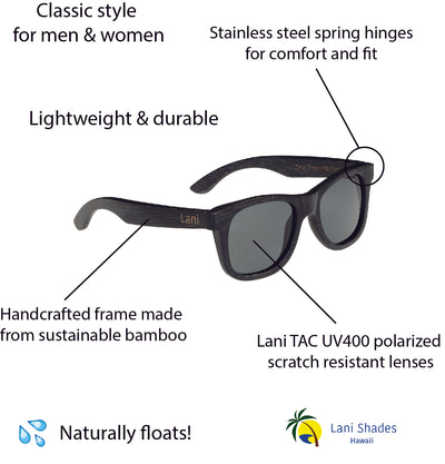 Ohe Iwa Bamboo Wooden sunglasses information